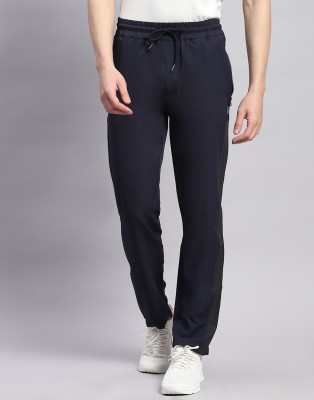 MONTE CARLO Solid Men Dark Blue Track Pants