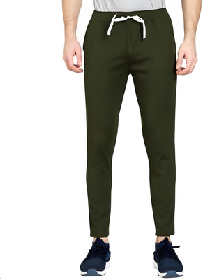 SuhaanGarments Solid Men Dark Green Track Pants