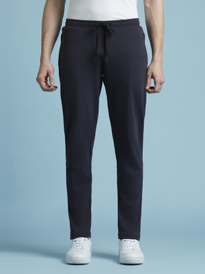 Pepe Jeans Solid Men Blue Track Pants