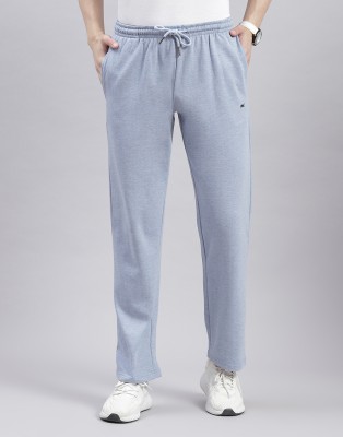 MONTE CARLO Solid Men Blue Track Pants