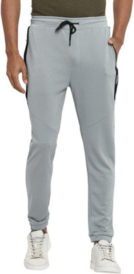 TURTLE Solid Men Grey Track Pants