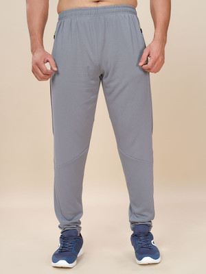 TECHNOSPORT Solid Men Grey Track Pants