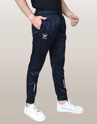 Day Hawk Solid Men Blue Track Pants