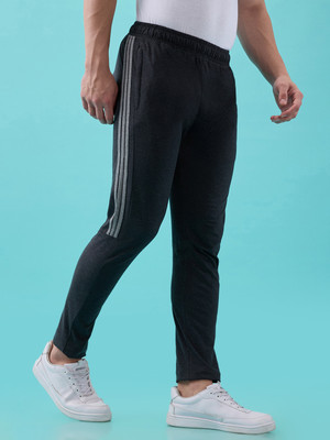 Hint Solid Men Grey Track Pants