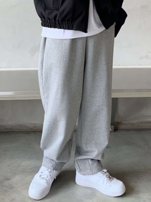 Daphne Maurier Loose Fit Men Grey Trousers