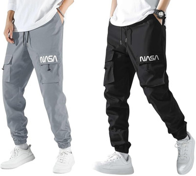 SUN BEAUTY FASHIONISTA HUB Printed Men Black, Blue Track Pants