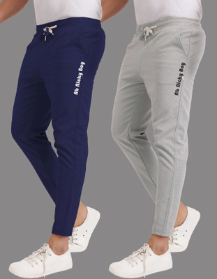 NB NICKY BOY Self Design Men Multicolor Track Pants
