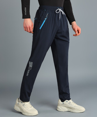 GNOCKFACE Solid Men Dark Blue Track Pants