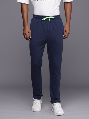 HRX by Hrithik Roshan Solid Men Blue Track Pants