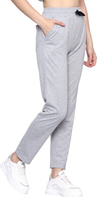 TWF Self Design Women Grey Track Pants