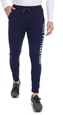 Toxic ADDICTION Self Design Men Blue Track Pants