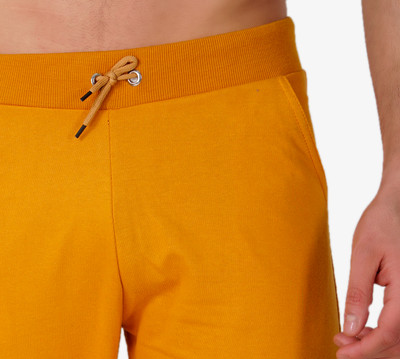 Gazzet 4G Colorblock Men Yellow Track Pants