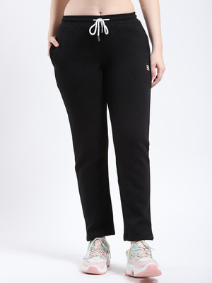 Rock.it Solid Women Black Track Pants