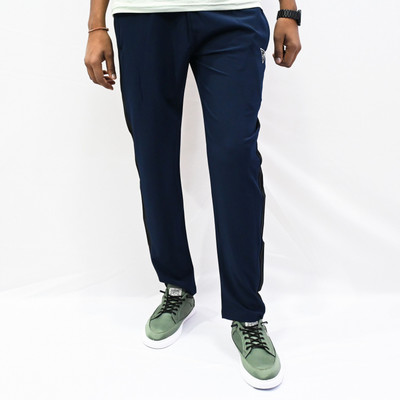 RV ROYAL Solid Men Blue Track Pants