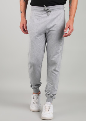 INTEGRITI Embroidered Men Grey Track Pants