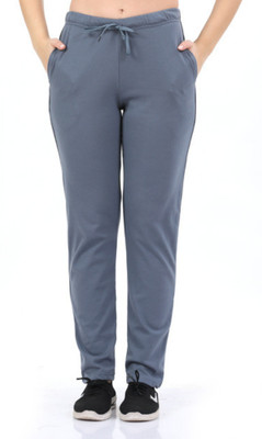 Lango Solid Women Blue Track Pants