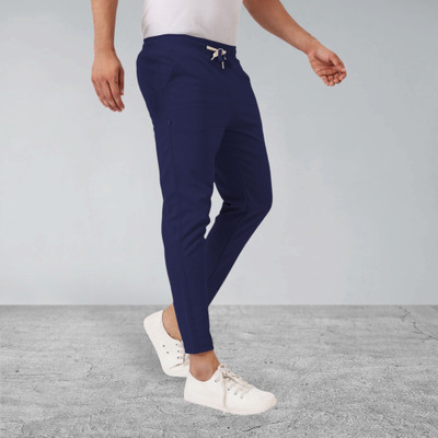 THE SARTHI FASHION Solid Men Black Track Pants