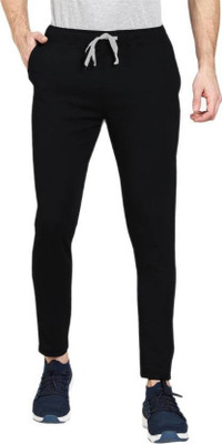 NAIMA ENTERPRISES Solid Men Black Track Pants