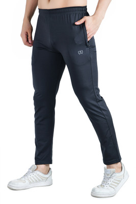 KWINGS Solid Men Grey Track Pants