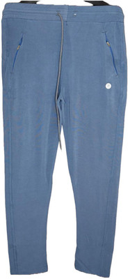 lower men Solid Men Light Blue Track Pants