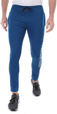 Toxic ADDICTION Self Design Men Blue Track Pants