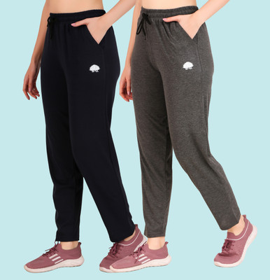 GAA Solid Women Dark Blue, Grey Track Pants