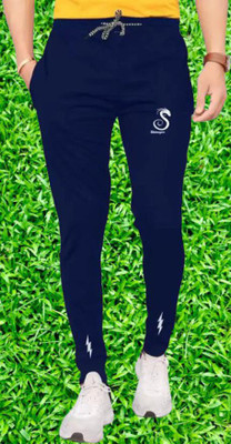 SHIMPEX Printed Men Blue Track Pants