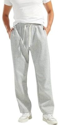 TreadDown Solid Men Grey Track Pants