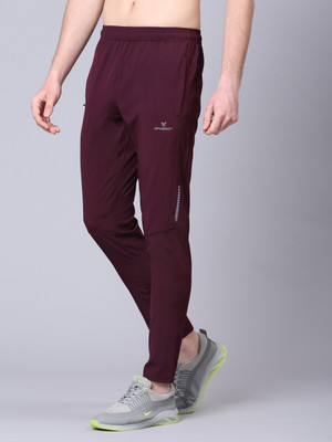 DPassion Printed Men Maroon Track Pants
