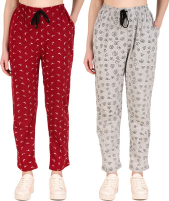 Kavya Retail Printed Women Multicolor Track Pants