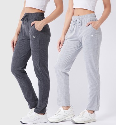 Modeve Solid Women Grey Track Pants