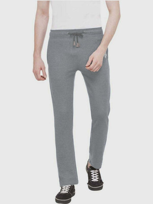 Status Quo Solid Men Grey Track Pants