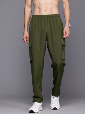 HRX by Hrithik Roshan Solid Men Green Track Pants