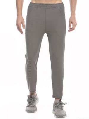 Royal-E-Kashmir Striped Men Grey Track Pants