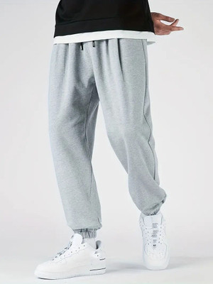 IRONDYE Loose Fit Men Grey Trousers