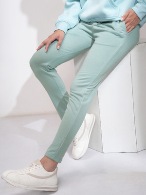 Tokyo Talkies Solid Women Grey Track Pants