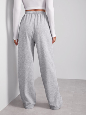 Dockstreet Solid Women Grey Track Pants