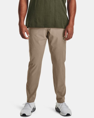 UNDER ARMOUR Solid Men Beige Track Pants