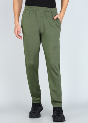 Wildcraft Solid Men Green Track Pants