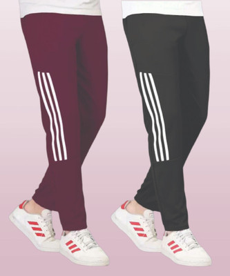 CLOTVIN TREND Striped Men Grey Track Pants