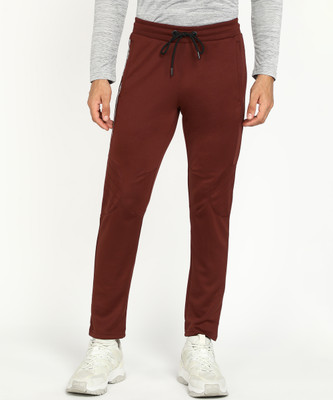 PETER ENGLAND Solid Men Maroon Track Pants