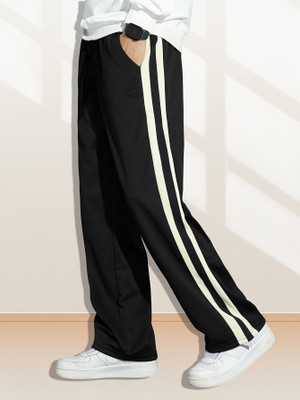 TRUFFLEGUM Loose Fit Women Black Trousers