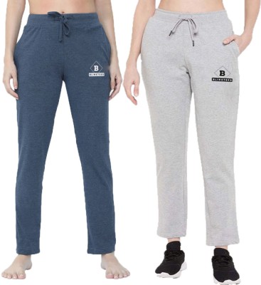 BLINKTEES Solid Women Grey, Light Blue Track Pants