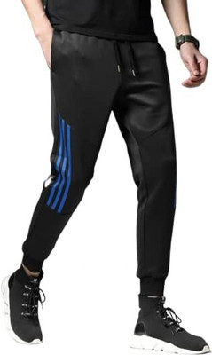 MnB Solid Men Black Track Pants