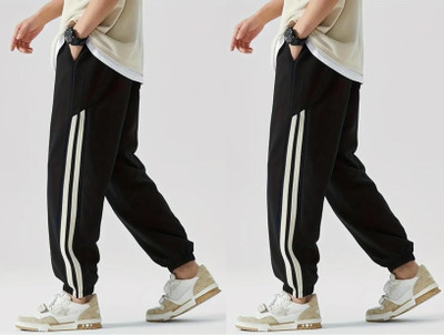 Flick Fashion Store Striped Men Multicolor Track Pants