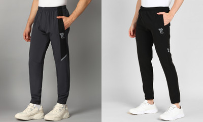 YUNEK Printed Men Multicolor Track Pants