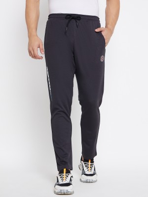 GET GOLF Self Design Men Black Track Pants