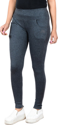 SWEEKASH Solid Women Grey Track Pants