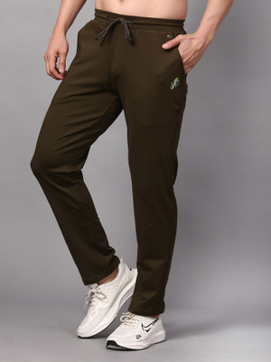 NEXGEN CLUB Solid Men Olive Track Pants