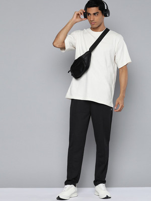 HRX by Hrithik Roshan Self Design Men Black Track Pants